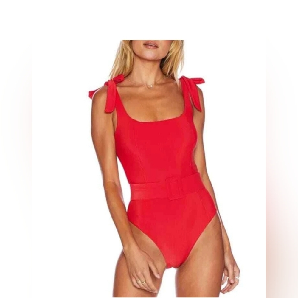 Beach Riot Red One Piece Swimsuit
